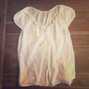 Gap blouse. Off white size M